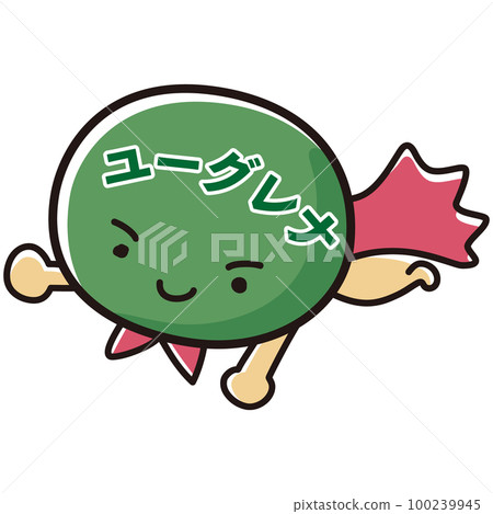 Euglena hero character illustration Euglena hero character illustration 100239945