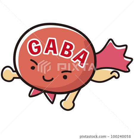 GABA hero character illustration 100240058
