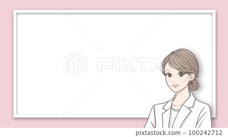 White coat/doctor/expert/researcher/medical worker/cosmetic surgeon/teacher/teacher/lecturer/woman's explanation/explanation/explanation/guidance/ho White coat/doctor/expert/researcher/medical worker/cosmetic surgeon/teacher/teacher/lecturer/woman's explanation/explanation/explanation/guidance/ho 100242712