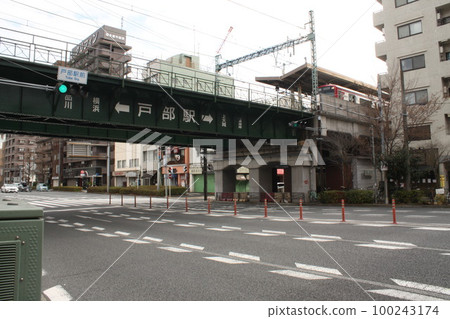 京急線都部站站前風景 100243174