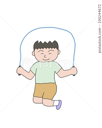 跳繩男孩 100244672