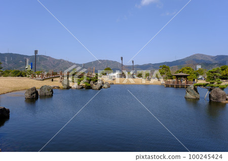 Tsuruga Comprehensive Athletic Park Pond in Fukui Prefecture 100245424