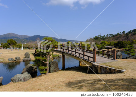 福井縣敦賀綜合運動公園池塘 福井縣敦賀綜合運動公園池塘 100245433