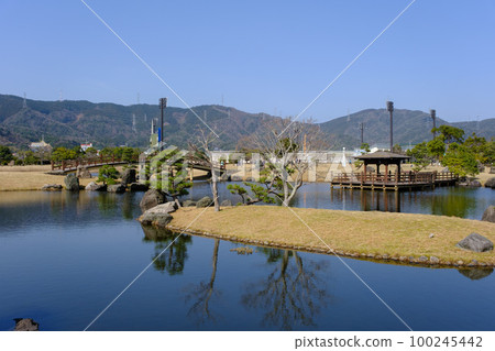 Tsuruga Comprehensive Athletic Park Pond in Fukui Prefecture 100245442