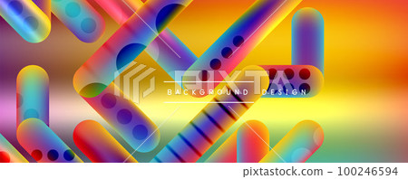 Round shapes and lines with fluid gradients abstract background. Vector illustration for wallpaper, banner, background, leaflet, catalog, cover, flyer Round shapes and lines with fluid gradients abstract background. Vector illustration for wallpaper, banner, background, leaflet, catalog, cover, flyer 100246594