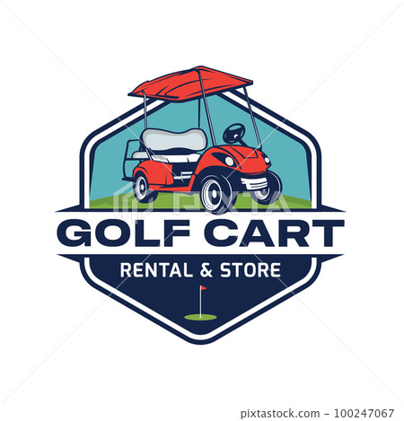 golf, vector, car 100247067