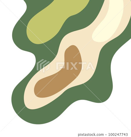 Topography abstract map contour landscape corner and texture background in a vector illustration 100247743