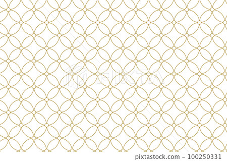 Seamless transparent pattern of star cloisonne. Illustration of Japanese pattern. 100250331