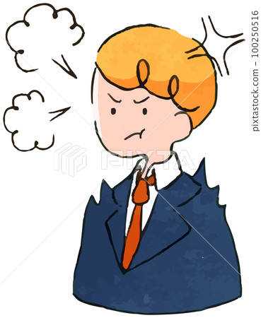 Fashionable and cute handwritten style businessman illustration set (angry, punpun, indignation, frustration) Fashionable and cute handwritten style businessman illustration set (angry, punpun, indignation, frustration) 100250516