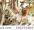 Spring 2020, Toshimaen Carousel El Dorado Wooden Horses 100255864
