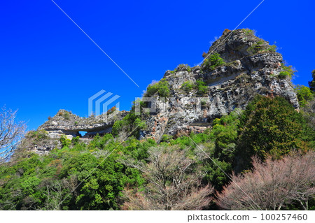 [Oita Prefecture] Furu Rakan scenery in fine weather (Yabakei Gorge) 100257460