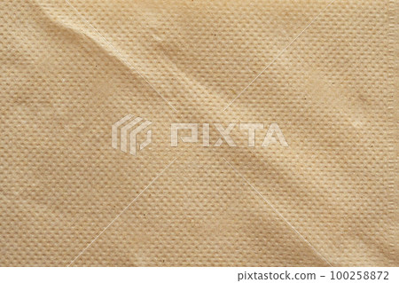 Abstract brown recycled tissue paper napkin texture background Abstract brown recycled tissue paper napkin texture background 100258872