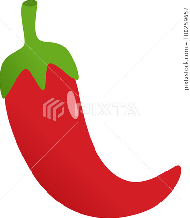 Red chilli illustration 100259652