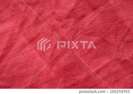 Red linen shirt fabric texture background Red linen shirt fabric texture background 100259765