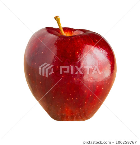 Fresh red apple isolated on white background Fresh red apple isolated on white background 100259767