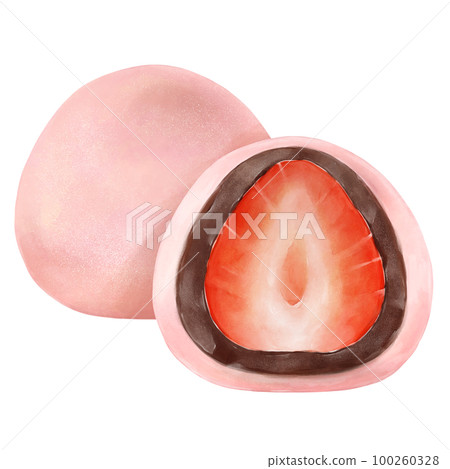 粉色草莓大福 粉色草莓大福 100260328