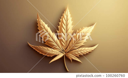 Cannabis marijuana hemp leaf created with generative AI technology Cannabis marijuana hemp leaf created with generative AI technology 100260760
