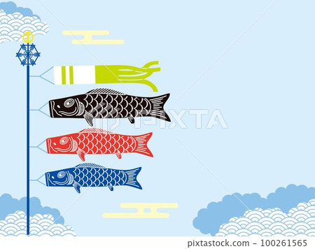 Koinobori(帶複製空間)顏色 Koinobori(帶複製空間)顏色 100261565