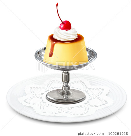 Pudding illustration real 100261928