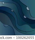 the blue flat waving background in papercut effect the blue flat waving background in papercut effect 100262055