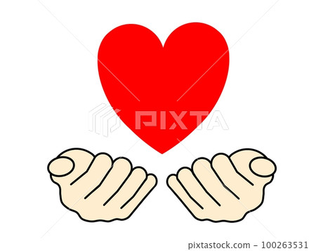 Heart on hand 100263531