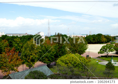 大牟田市“諏訪公園”展望颱風景 大牟田市“諏訪公園”展望颱風景 100264173