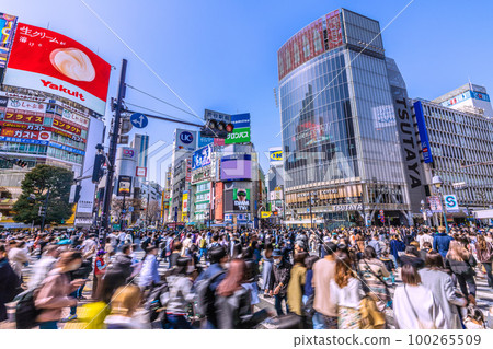 日本東京城市景觀 3.11 ......澀谷人流量大。鳴香解除詛咒...戴口罩是個人決定13天=11天 100265509