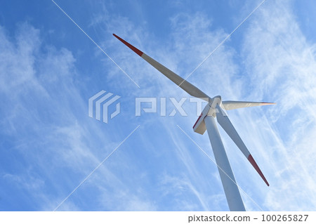 Low angle of wind power generation (horizontal axis propeller type) 100265827