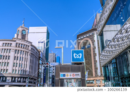 Tokyo cityscape in Japan 3.11, a little more until 2:46 pm... 12 years after the Great East Japan Earthquake. Silence in Ginza = 11th Tokyo cityscape in Japan 3.11, a little more until 2:46 pm... 12 years after the Great East Japan Earthquake. Silence in Ginza = 11th 100266139