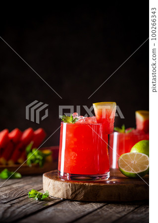 summer watermelon drink summer watermelon drink 100266343