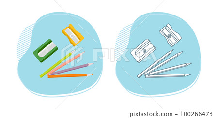 Coloring book Stationery School Education Draw Coloring book Stationery School Education Draw 100266473