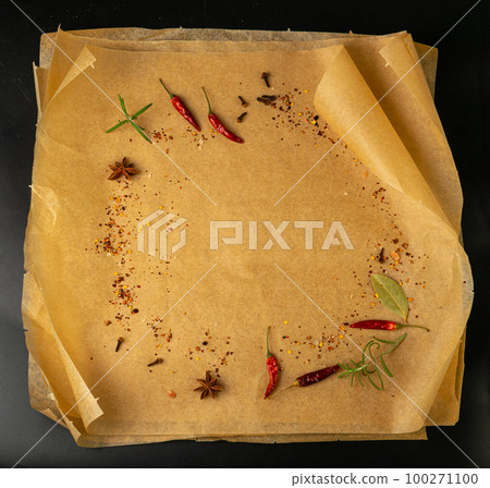 Brown Baking Paper, Kraft Cooking Paper Sheet, Bakery Parchment, Greaseproof Material 100271100