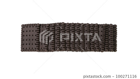 Chocolate Biscuit Isolated, Black Quadratic Cookie, Dark Soft Biscuits, Square Butter Cookies, Cocoa Crackers Chocolate Biscuit Isolated, Black Quadratic Cookie, Dark Soft Biscuits, Square Butter Cookies, Cocoa Crackers 100271116