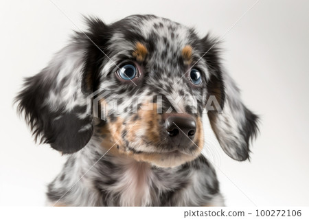 Blue merle clearance long haired dachshund