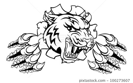 Tiger Animal Cartoon Mascot 100273607