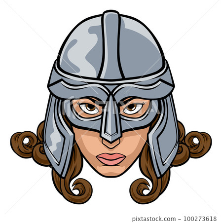 Woman Female Warrior Athena Britannia Goddess Woman Female Warrior Athena Britannia Goddess 100273618