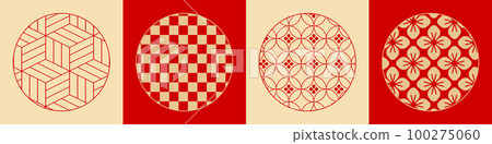 Japanese pattern set. With a great pattern swatch! - Stock Illustration ...