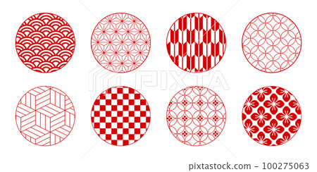 Japanese pattern set. With a great pattern swatch! - Stock Illustration ...