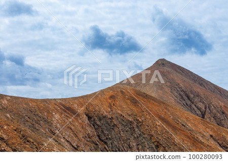 View of the Fuerteventura landscape from the Mirador Astronomico viewpoint 100280093