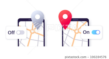 GPS activation toggle GPS activation toggle 100284576