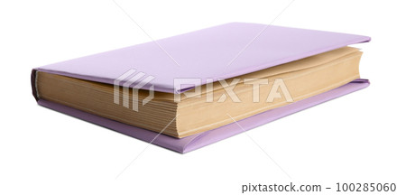Book with blank violet cover isolated on white Book with blank violet cover isolated on white 100285060