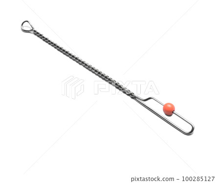 Logopedic probe for speech therapy isolated on white 100285127