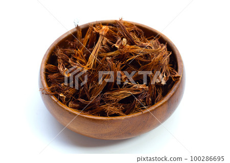 Dried red cotton tree flower Dried red cotton tree flower 100286695
