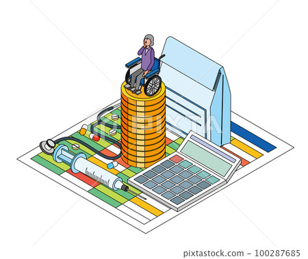 老年人醫療費用圖片說明 老年人醫療費用圖片說明 100287685