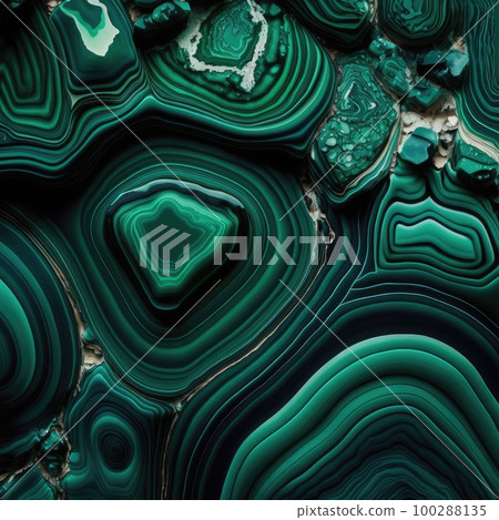 Malachite Texture Background, Emerald Marble, Green Agate, Generative AI Illustration Malachite Texture Background, Emerald Marble, Green Agate, Generative AI Illustration 100288135