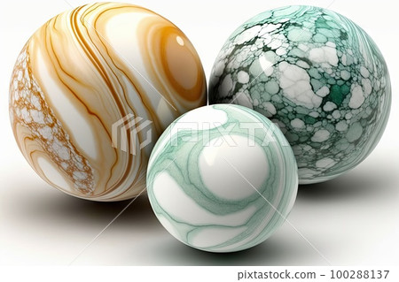 Marble Balls, Color Quartz Sphere, Bath Bombs, Abstract Generative AI Illustration Marble Balls, Color Quartz Sphere, Bath Bombs, Abstract Generative AI Illustration 100288137