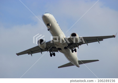 從豐中公園看到的飛機 從豐中公園看到的飛機 100289156