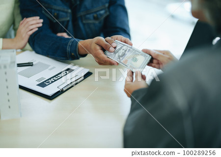 The bank's credit officer released the loan after a male business owner entered into an insurance contract using the mortgaged home property. 100289256