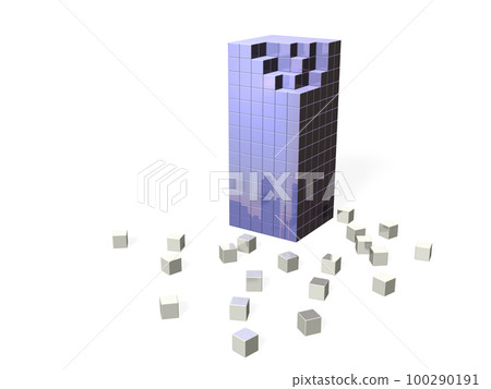 代表破壞和地震的抽象概念。風險和損害。 100290191