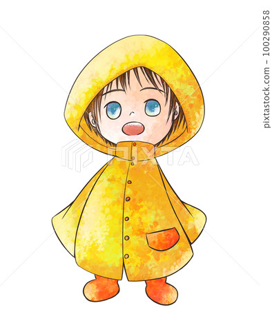 A child wearing a kappa (yellow) A child wearing a kappa (yellow) 100290858